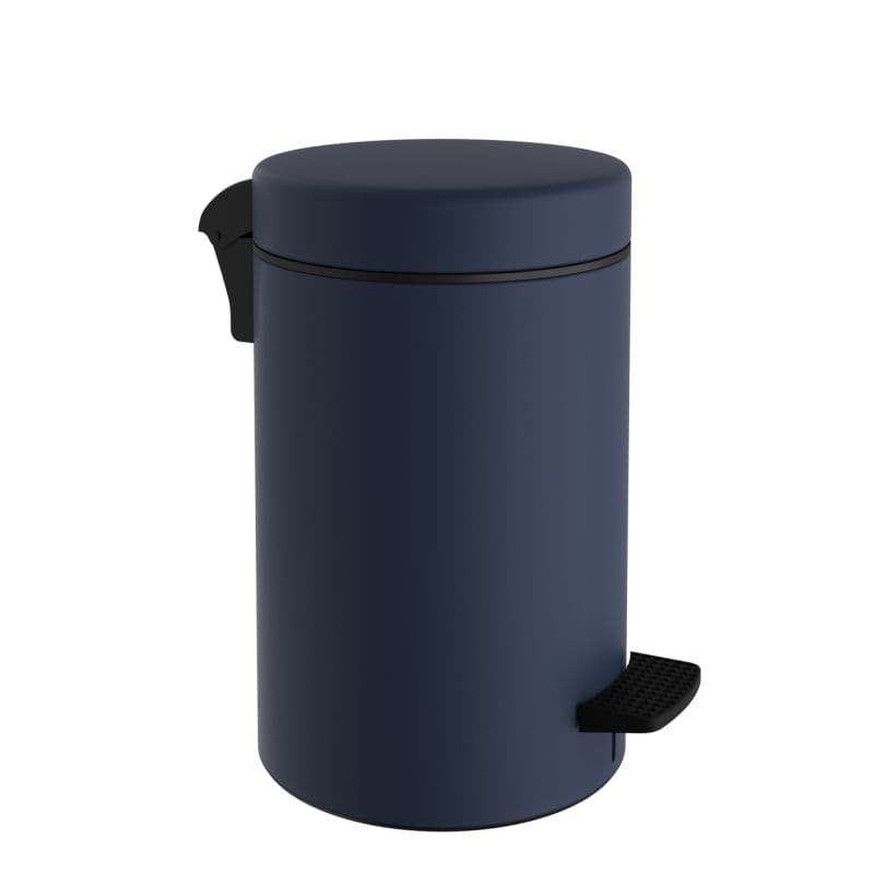 Χαρτοδοχείο Pam 2037-203 9lt soft close Matt Navy Blue Φ20x36cm (χωρίς εσωτερικό πλαστικό κάδο)