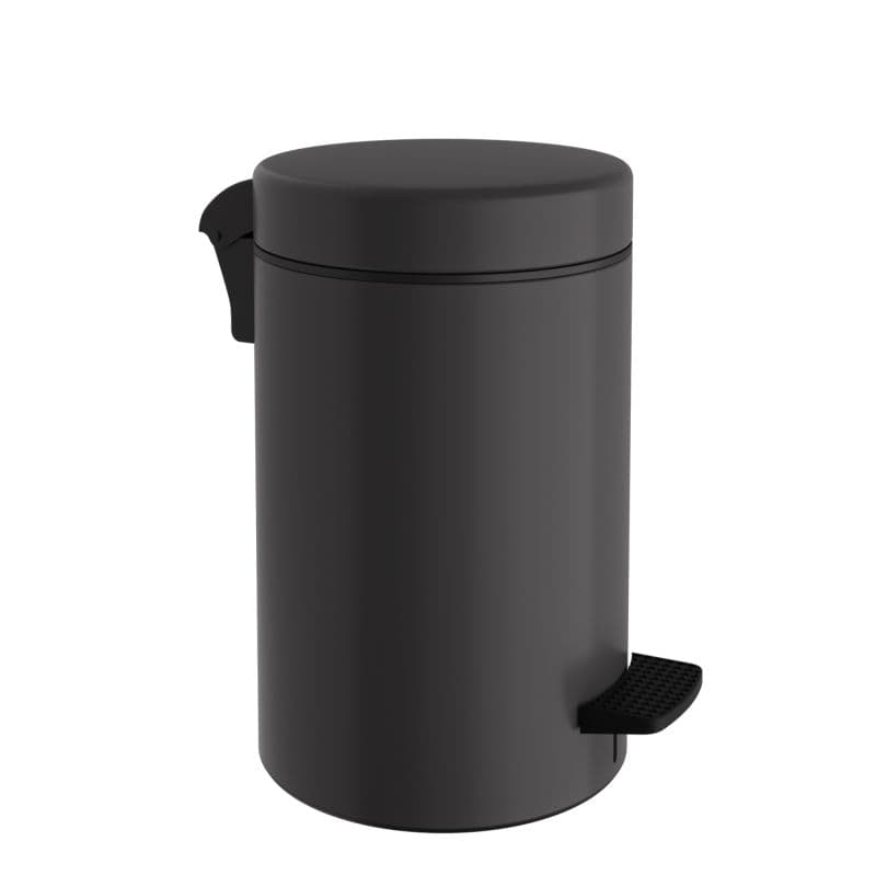 Χαρτοδοχείο Pam 2037-113 9lt soft close Ματ Ανθρακί Φ20x36cm (χωρίς εσωτερικό πλαστικό κάδο)