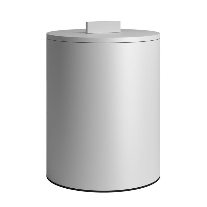 Κουτί Αποθήκευσης Pam 2534-033 Ματ Λευκό Φ25x30cm