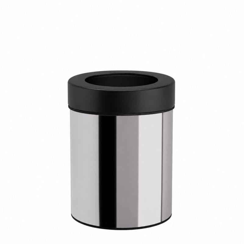 Καλάθι Γραφείου & Δωματίου Pam 2128-001 6lt Inox Γυαλιστερό Φ20x28cm