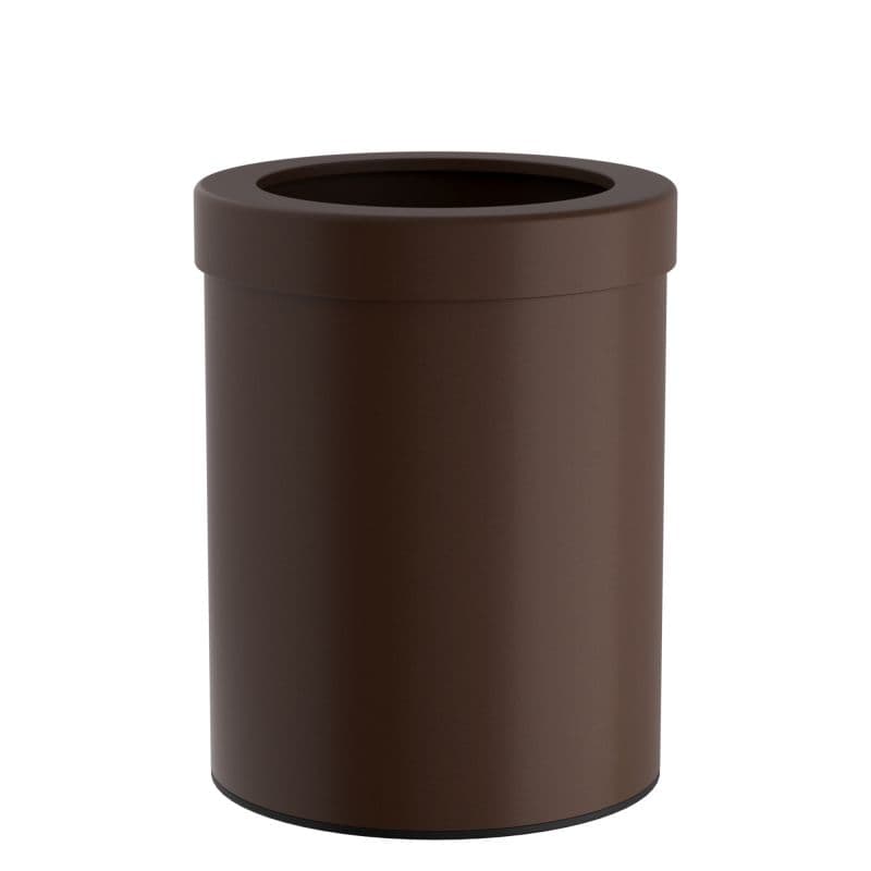 Καλάθι Γραφείου & Δωματίου Pam 2536-943 12lt Matt Wenge Φ25x30cm