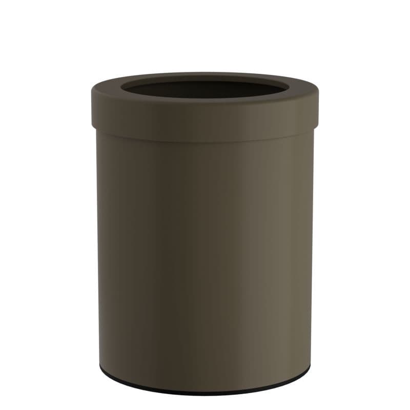 Καλάθι Γραφείου & Δωματίου Pam 2536-963 12lt Matt Light Bronze Φ25x30cm