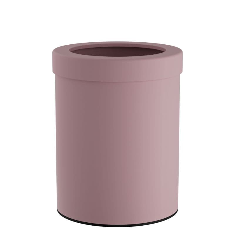 Καλάθι Γραφείου & Δωματίου Pam 2536-303 12lt Ματ Ροζ Φ25x30cm