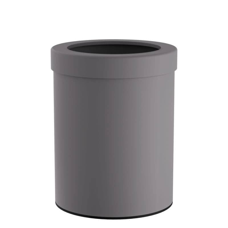 Καλάθι Γραφείου & Δωματίου Pam 2536-163 12lt Matt Concrete Grey Φ25x30cm
