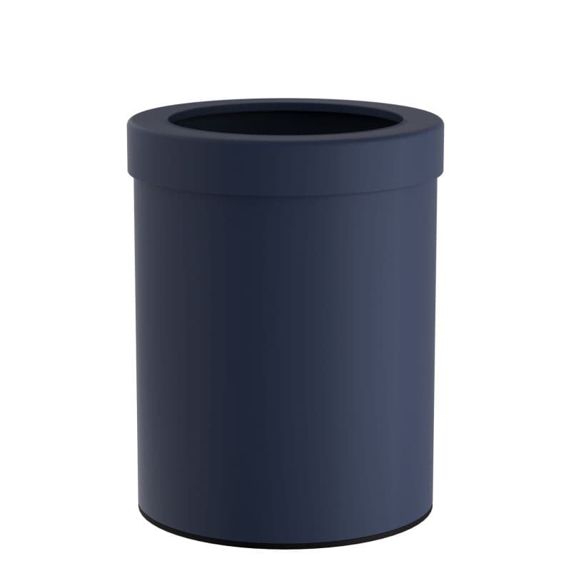 Καλάθι Γραφείου & Δωματίου Pam 2536-203 12lt Matt Navy Blue Φ25x30cm