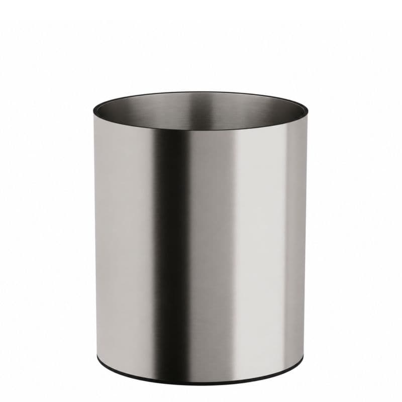 Καλάθι Γραφείου & Δωματίου Pam 2531-011 15lt Inox Σατινέ Φ25x30cm (χωρίς εσωτερικό κάδο)