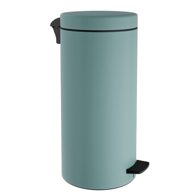 Χαρτοδοχείο Pam 20310-913 20lt soft close Ματ Τιρκουάζ Φ25x55cm