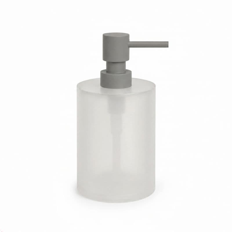 Ντισπένσερ Επικαθήμενο Pam 95-163 400ml Matt Concrete Grey με πλαστικό λευκό Φ8x15cm