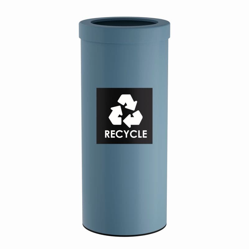 Κάδος Ανακύκλωσης Pam 382560-923 Ματ Σιελ 30lt Φ25x60cm