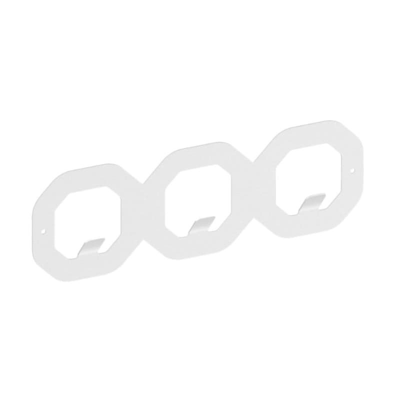 Κρεμάστρα Roline 426 Ματ Λευκό 30x10cm