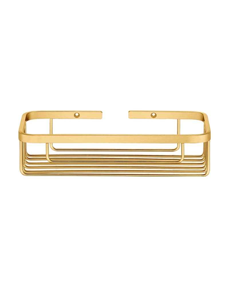 Θήκη παραλληλόγραμμη Sanco 00003-PVD-02BR PVD Golden Brass Brushed 26,5x12,5x7cm