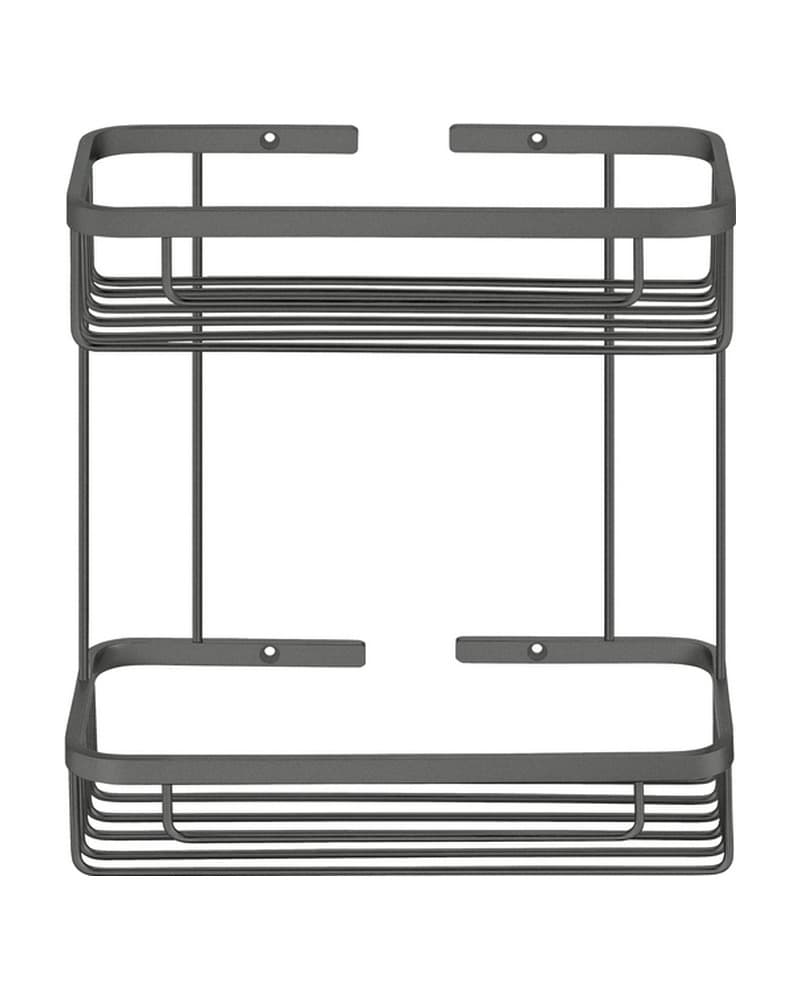 Θήκη παραλληλόγραμμη Διπλή Sanco 00004-Μ118 Anthracite Grained 26,5x12,5x29cm
