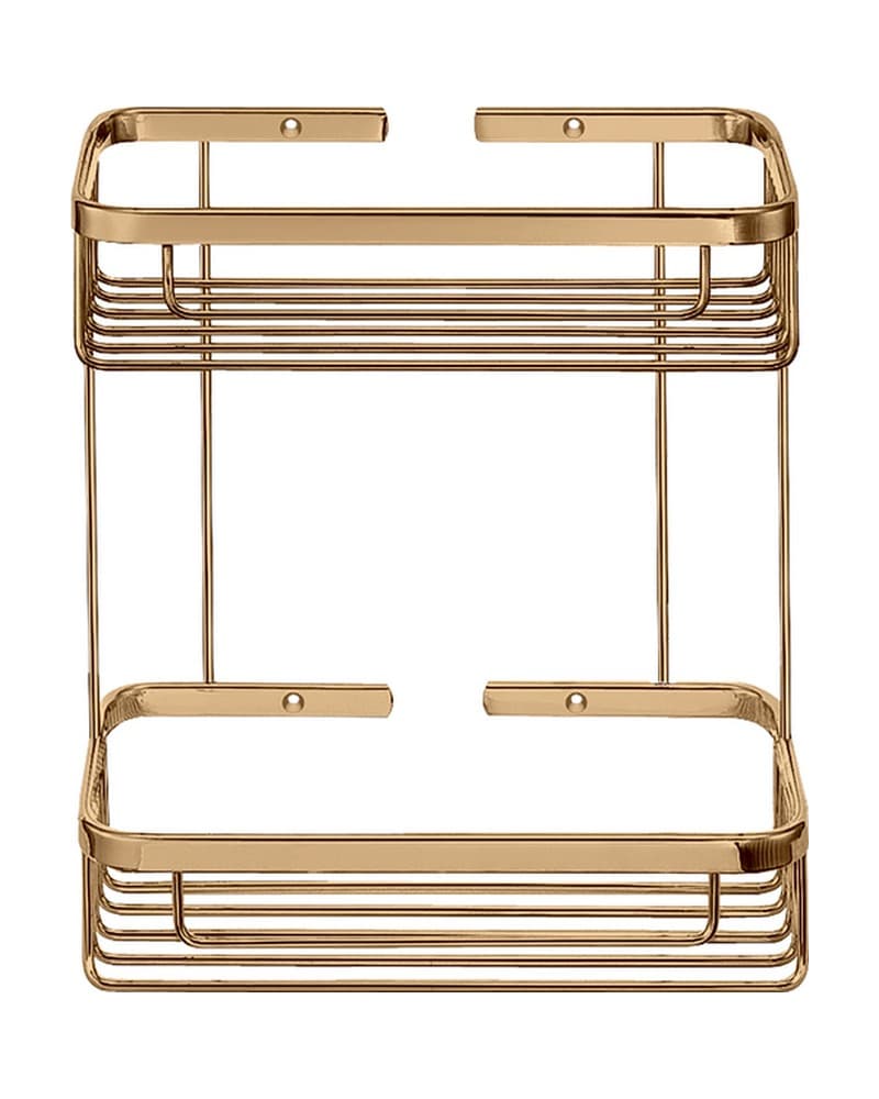 Θήκη παραλληλόγραμμη Διπλή Sanco 00004-PVD-01PL PVD Warm Bronze Polished 26,5x12,5x29cm