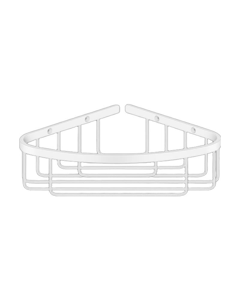 Θήκη γωνιακή Sanco 00008-Μ101 Ματ Λευκό 27x21x7cm