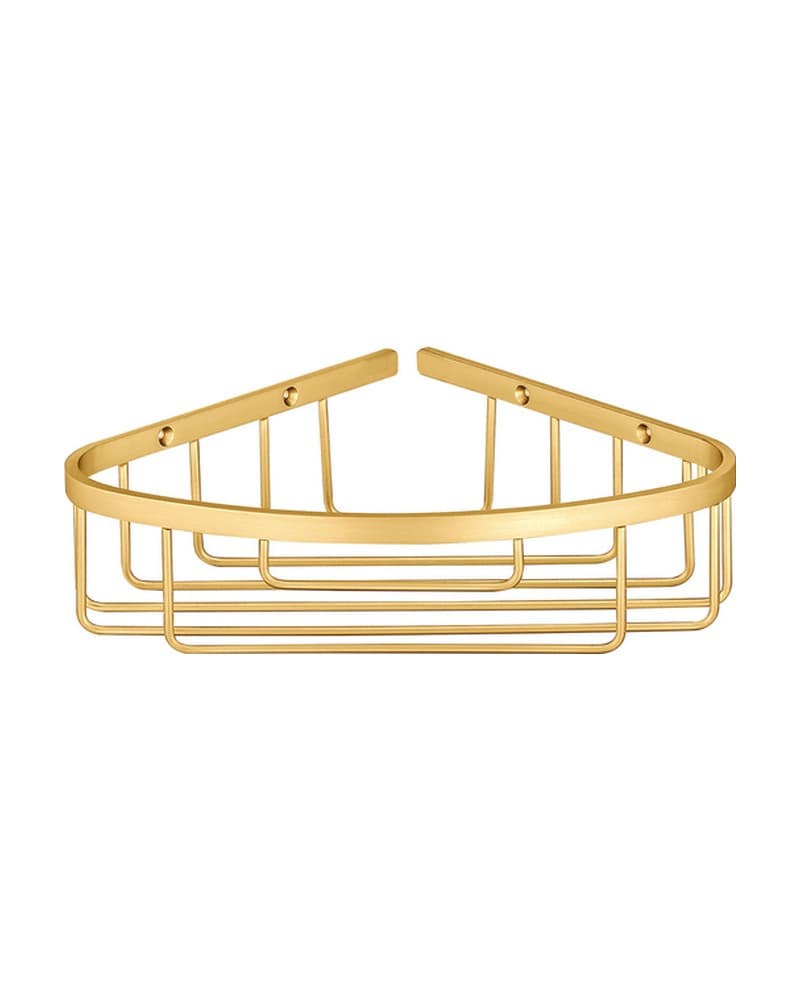 Θήκη γωνιακή Sanco 00008-PVD-02BR PVD Golden Brass Brushed 27x21x7cm