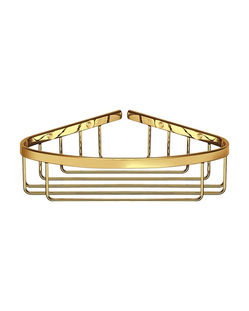 Θήκη γωνιακή Sanco 00008-PVD-02PL PVD Golden Brass Polished 27x21x7cm