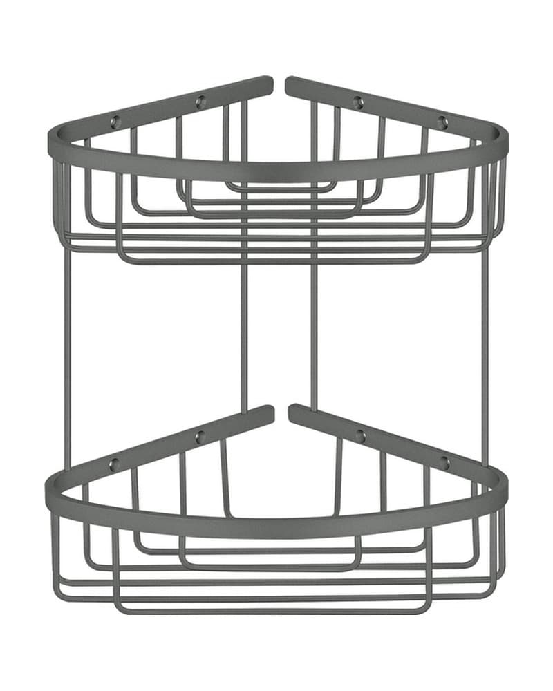 Θήκη γωνιακή Διπλή Sanco 00009-Μ118 Anthracite Grained 27x21x29cm