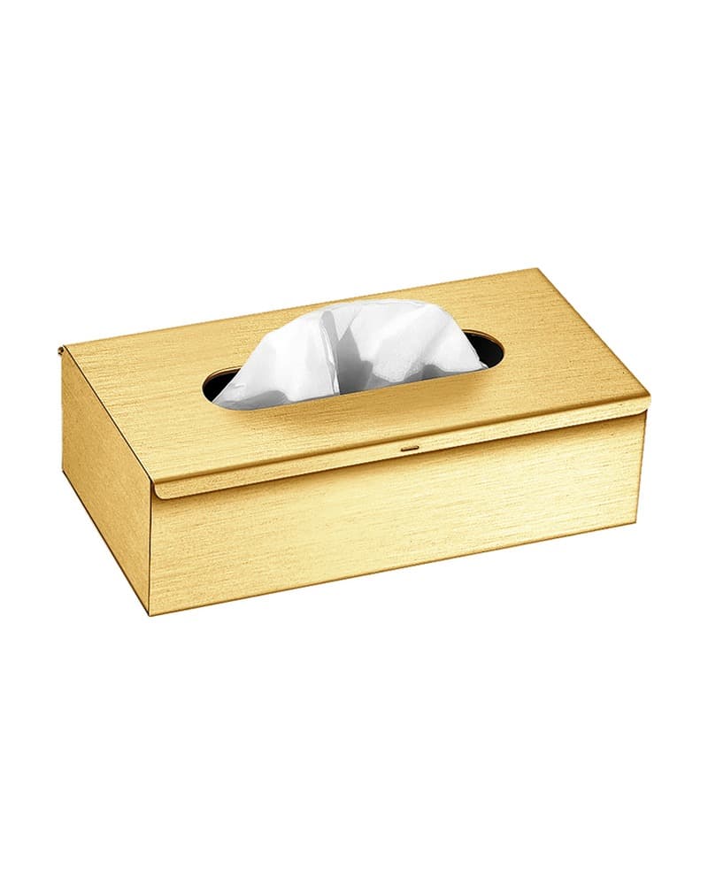 Χαρτομαντηλοθήκη Επικαθήμενη Sanco 00102-PVD-02BR PVD Golden Brass Brushed 25x13x7,5cm