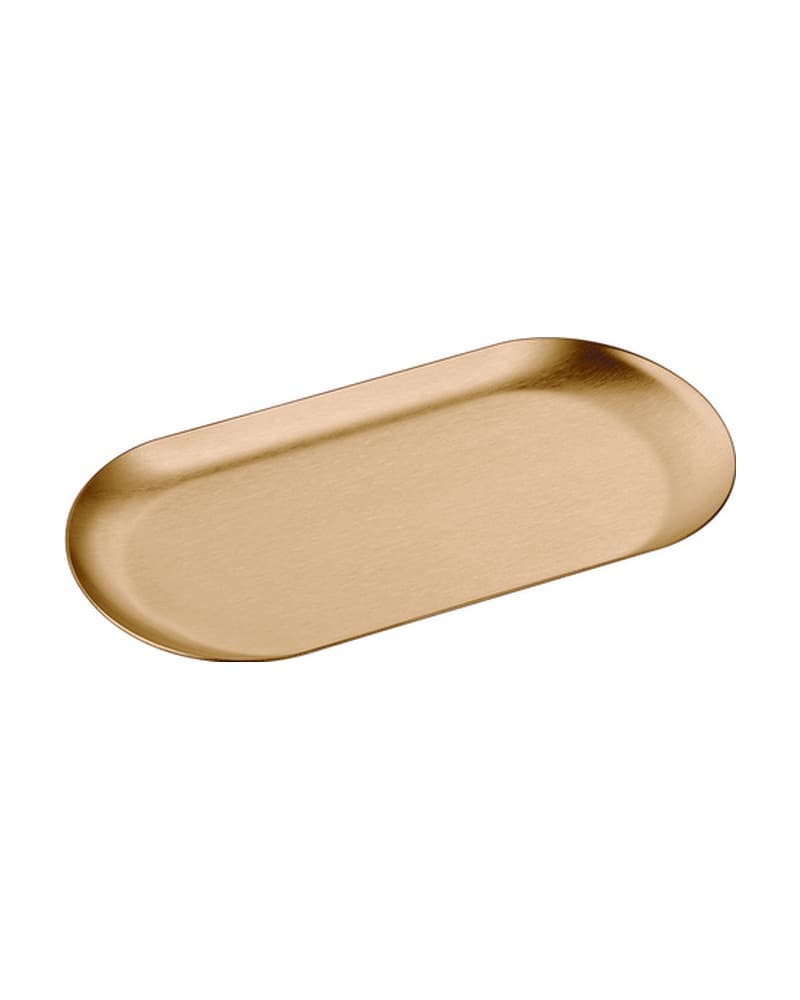 Δίσκος Amenities Sanco Hotel Amenities 00121-PVD-01BR PVD Warm Bronze Brushed 17,5x8,5x1cm
