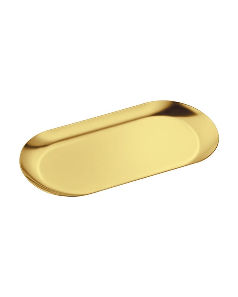 Δίσκος Amenities Sanco Hotel Amenities 00121-PVD-02PL PVD Golden Brass Polished 17,5x8,5x1cm
