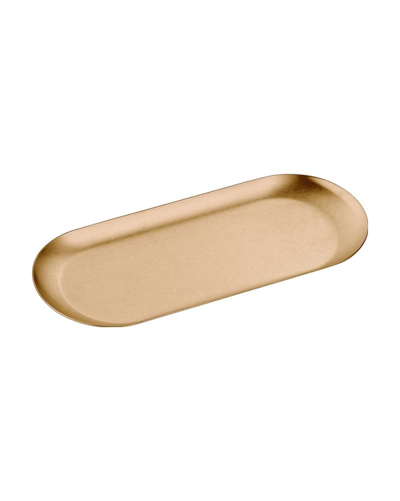 Δίσκος Amenities Sanco Hotel Amenities 00122-PVD-01BR PVD Warm Bronze Brushed 22,5x9x1cm