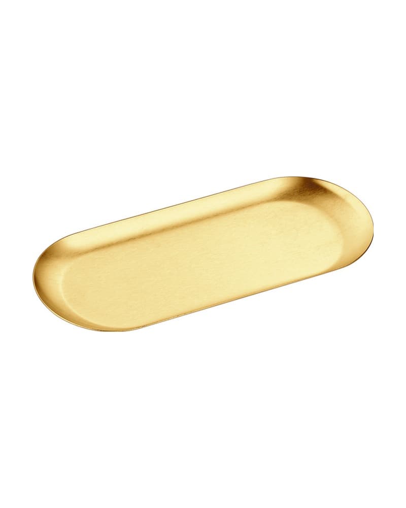 Δίσκος Amenities Sanco Hotel Amenities 00122-PVD-02BR PVD Golden Brass Brushed 22,5x9x1cm