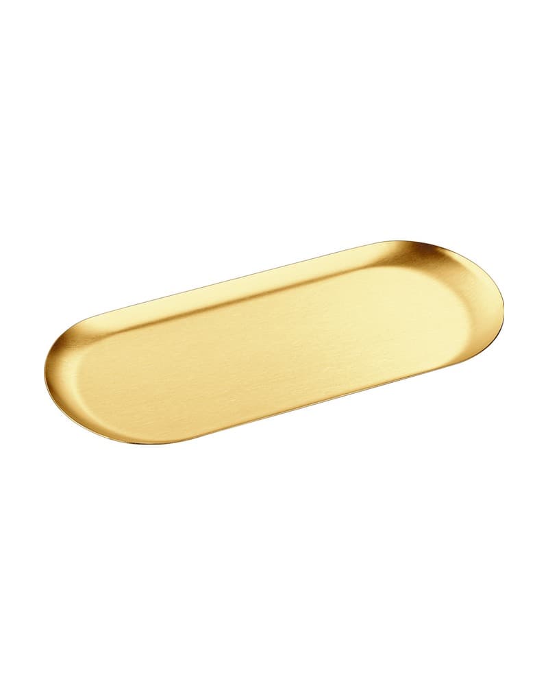 Δίσκος Amenities Sanco Hotel Amenities 00123-PVD-02BR PVD Golden Brass Brushed 30x12x1cm
