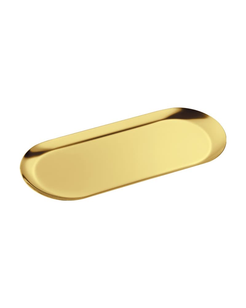 Δίσκος Amenities Sanco Hotel Amenities 00123-PVD-02PL PVD Golden Brass Polished 30x12x1cm