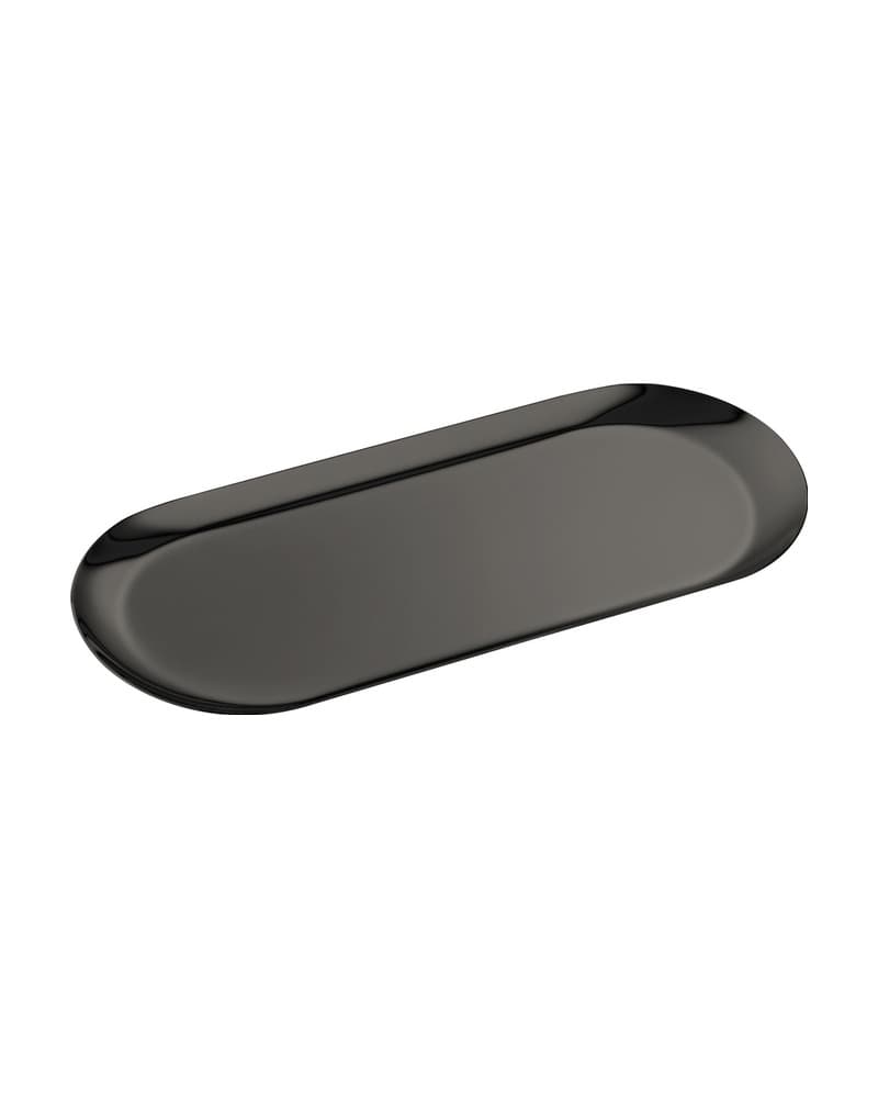 Δίσκος Amenities Sanco Hotel Amenities 00123-PVD-05PL PVD Gun Metal Polished 30x12x1cm