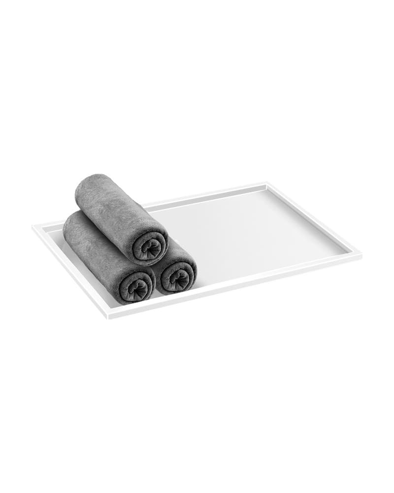 Δίσκος Πετσετών Sanco Hotel Amenities 00136-Μ101 Ματ Λευκό 30x20x1cm