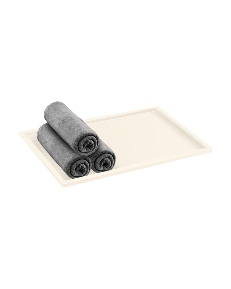 Δίσκος Πετσετών Sanco Hotel Amenities 00136-Μ102 Beige Mat 30x20x1cm