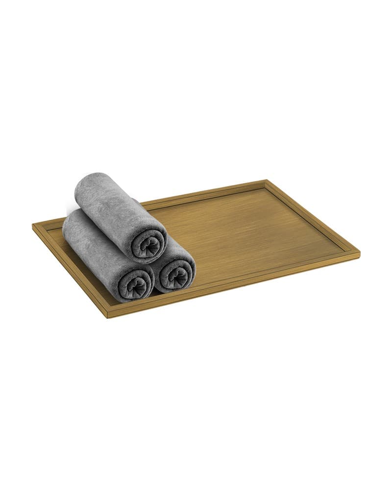 Δίσκος Πετσετών Sanco Hotel Amenities 00136-Μ25 Bronze Mat 30x20x1cm