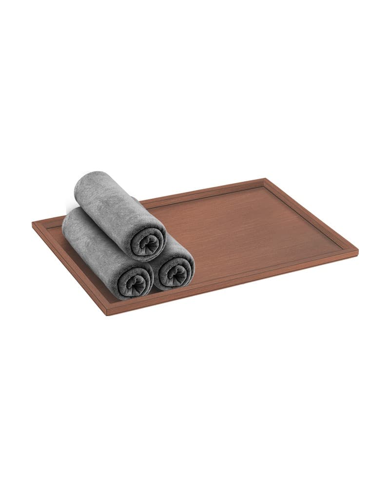 Δίσκος Πετσετών Sanco Hotel Amenities 00136-Μ26 Rame Mat 30x20x1cm