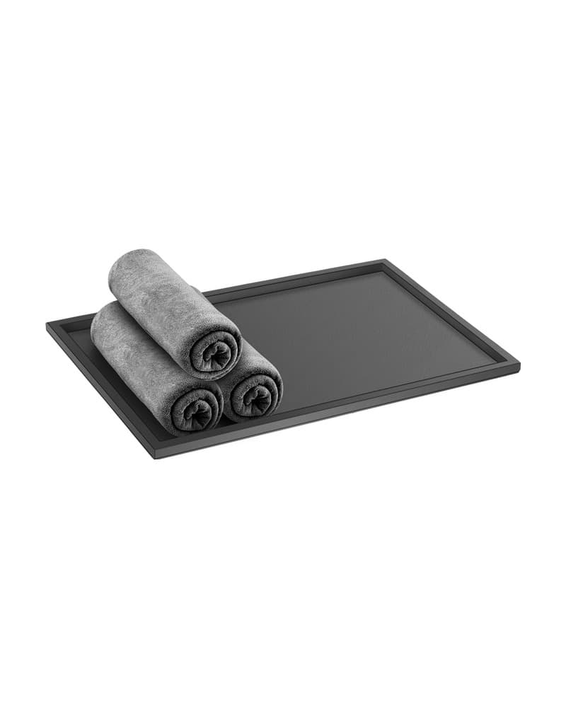 Δίσκος Πετσετών Sanco Hotel Amenities 00136-122 Graphite Dark 30x20x1cm