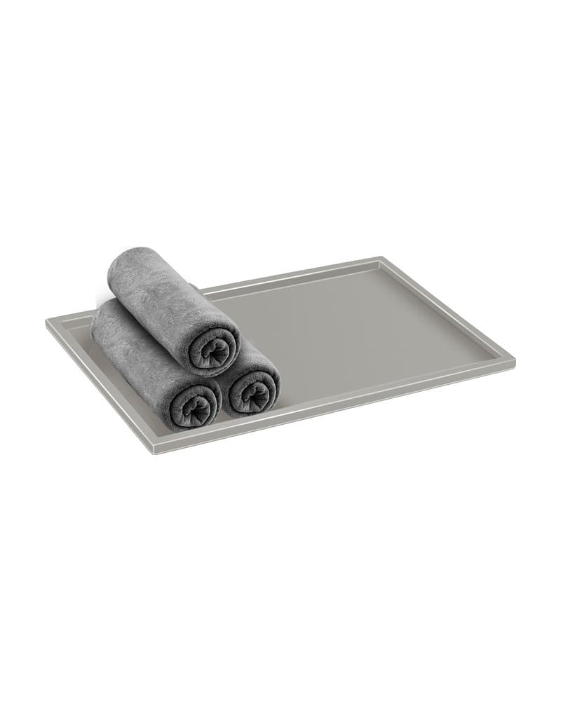 Δίσκος Πετσετών Sanco Hotel Amenities 00136-M104 Cement Gray Mat 30x20x1cm