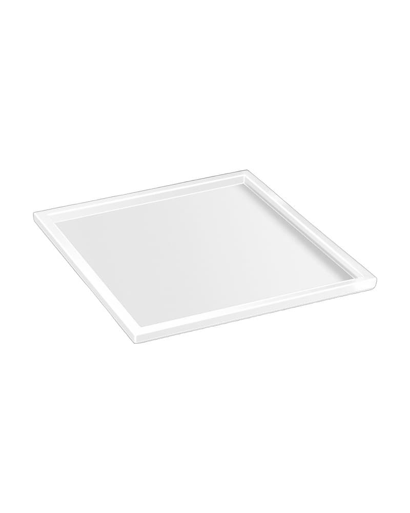 Δίσκος Καφέ Sanco Hotel Amenities 00137-Μ101 Ματ Λευκό 30x30x1cm