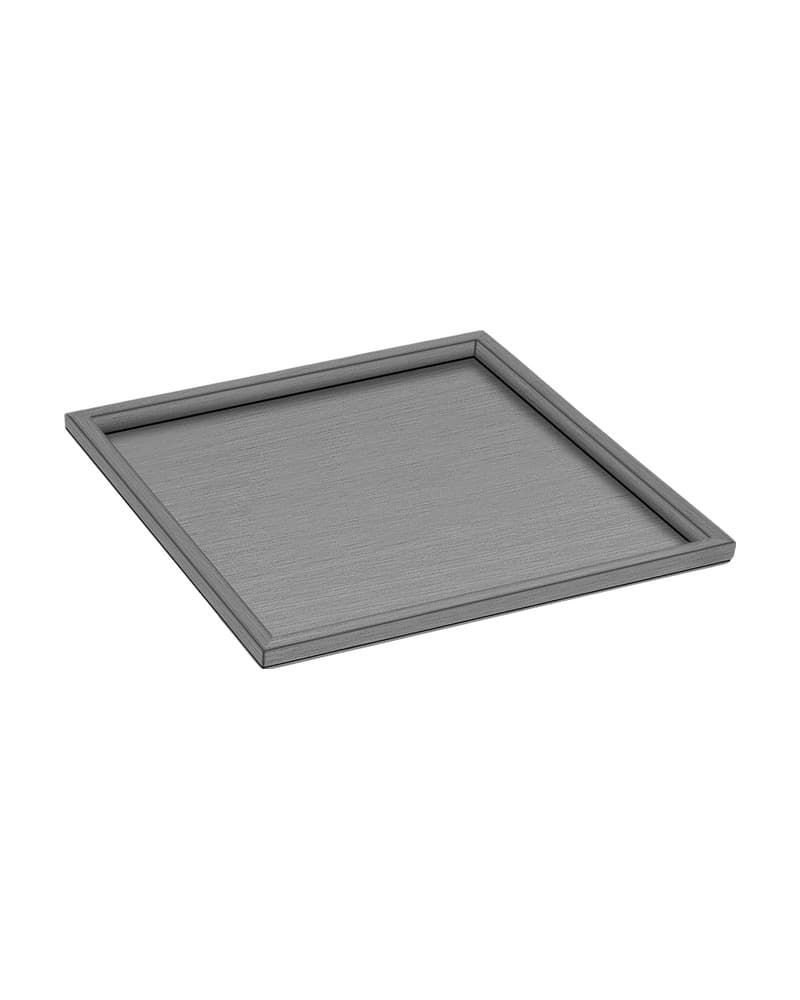 Δίσκος Καφέ Sanco Hotel Amenities 00137-PVD-05BR PVD Gun Metal Brushed 30x30x1cm