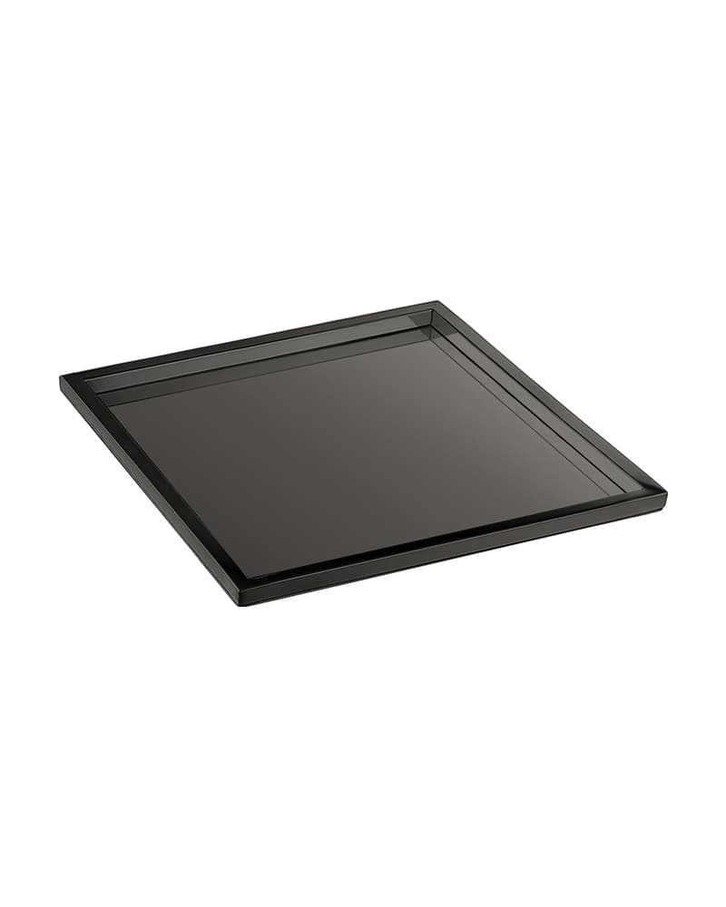 Δίσκος Καφέ Sanco Hotel Amenities 00137-PVD-05PL PVD Gun Metal Polished 30x30x1cm
