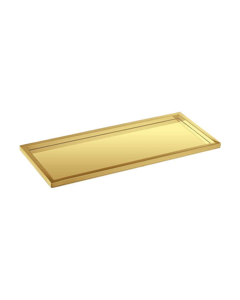 Stand Amenitis Επιτοίχια Sanco 00143-PVD-02PL PVD Golden Brass Polished 30x13x1cm