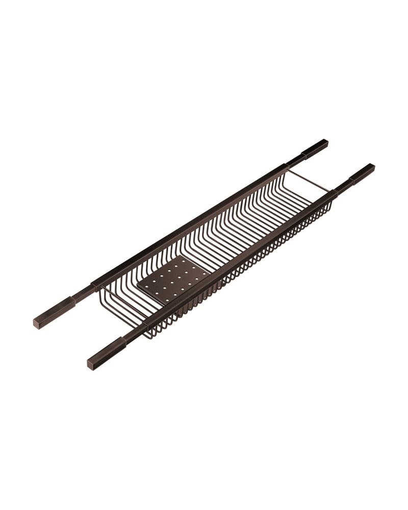 Σπογγοθήκη Μπανιέρας ρυθμιζόμενη Sanco 00151-Α75 Wenge Grained 70-80x14x5,5cm