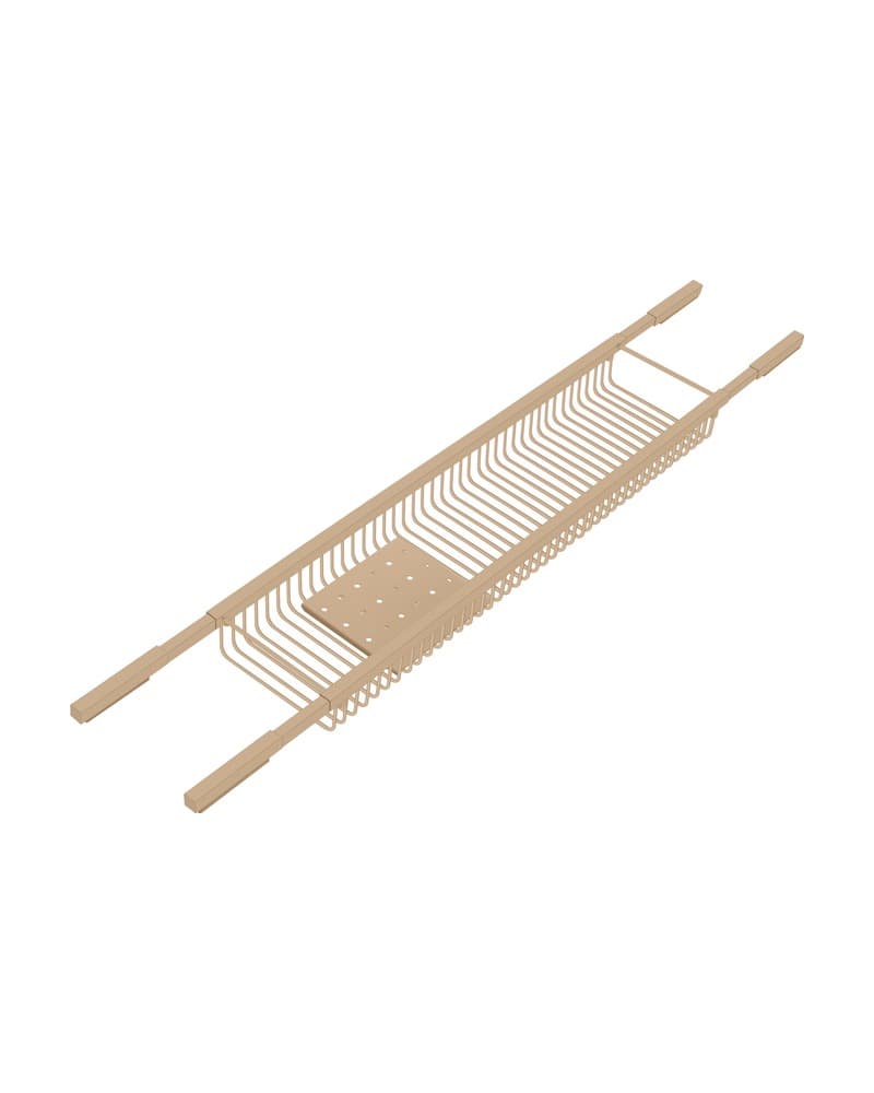Σπογγοθήκη Μπανιέρας ρυθμιζόμενη Sanco 00151-M103 Mocha Mat 70-80x14x5,5cm