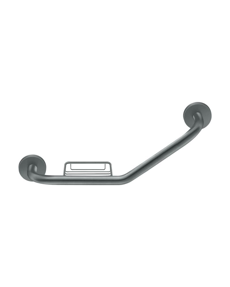 Λαβή για τοίχο με θήκη Sanco 00402-Μ118 Anthracite Grained 42x10,5x16,5cm