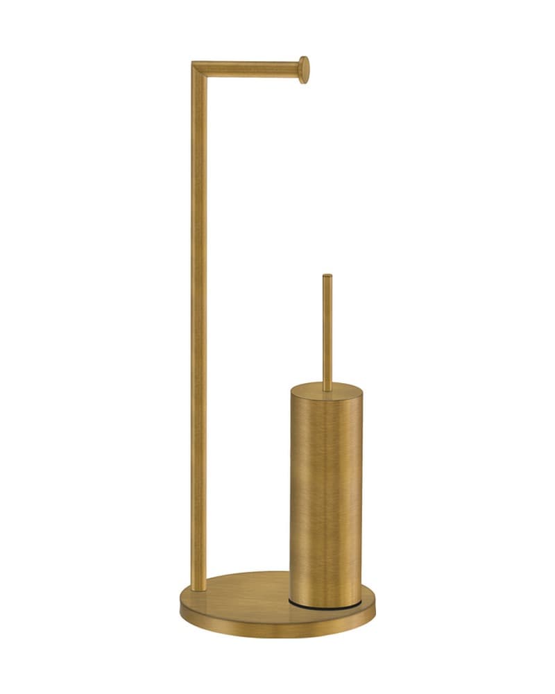 Καλόγερος Χαρτοθήκη με Πιγκάλ Sanco 00542-Μ25 Bronze Mat 22x22x83cm