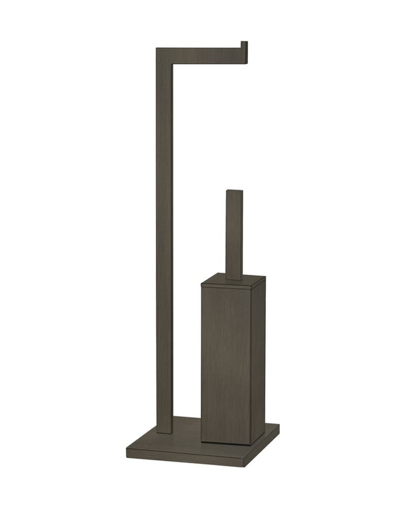 Καλόγερος Χαρτοθήκη με Πιγκάλ Sanco 00544-DM25 Dark Bronze Mat 22x19x83cm