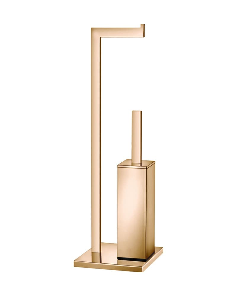 Καλόγερος Χαρτοθήκη με Πιγκάλ Sanco 00544-PVD-01PL PVD Warm Bronze Polished 22x19x83cm