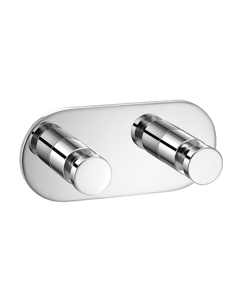 Άγκιστρο διπλό Sanco Ergon 00646-Α03 Χρώμιο 11x5x5cm