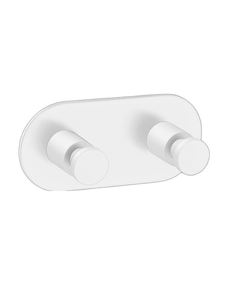 Άγκιστρο διπλό Sanco Ergon 00646-Μ101 Ματ Λευκό 11x5x5cm