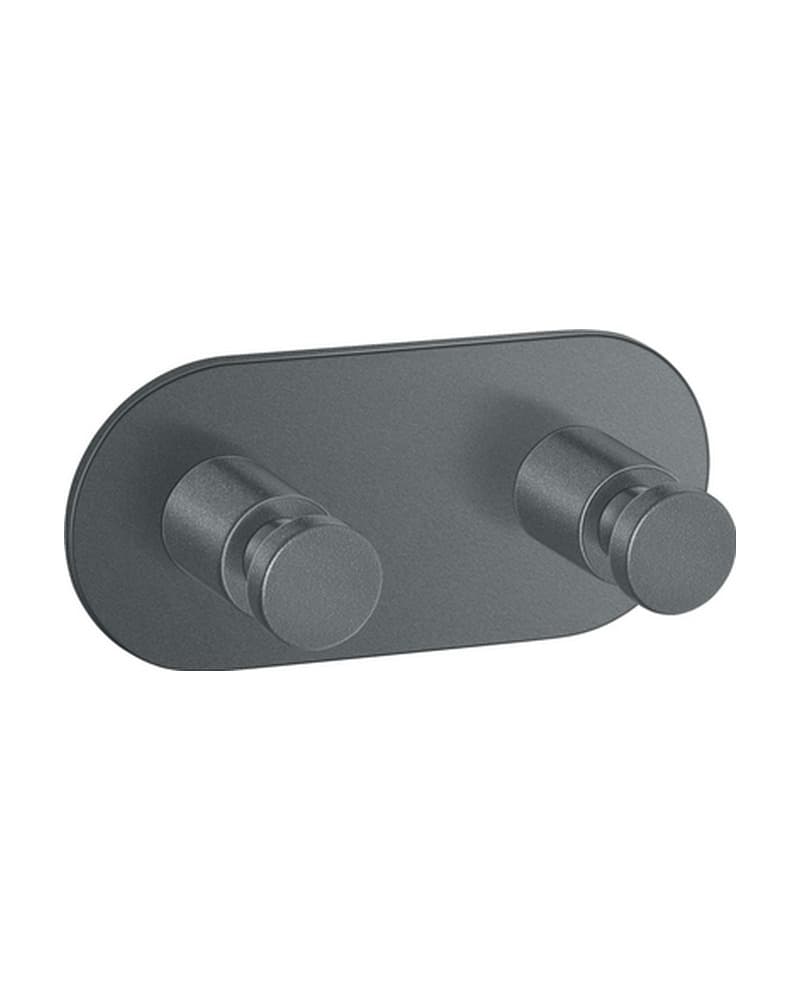 Άγκιστρο διπλό Sanco Ergon 00646-Μ118 Anthracite Grained 11x5x5cm