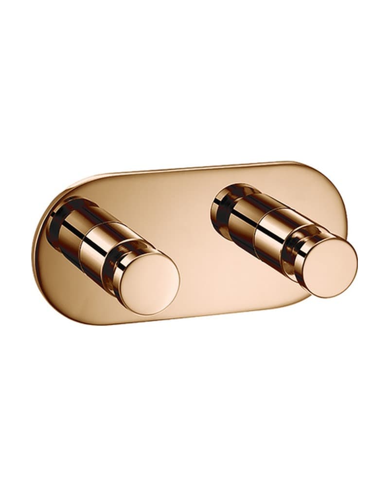 Άγκιστρο διπλό Sanco Ergon 00646-PVD-01PL PVD Warm Bronze Polished 11x5x5cm