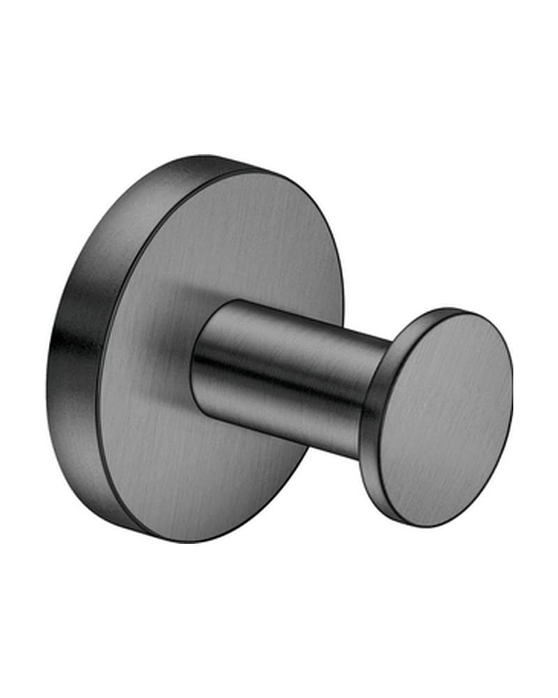 Άγκιστρο Μονό Sanco Gaea 00650-PVD-05BR PVD Gun Metal Brushed 5,5x5x5,5cm